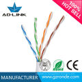 CE / ROHS / ISO9001 4P 24AWG 0.50MM Red interna del cable de Cat5